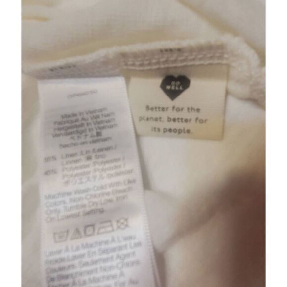 NWT Madewell Cream Colored Tank Top Sleeveless Top Size M - Picture 6 of 6